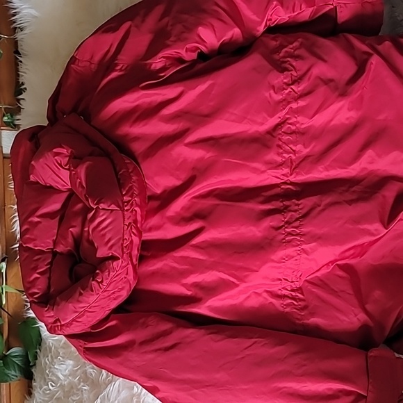 Red Eddie Bauer Vintage Coat Large Tall - Picture 4 of 5
